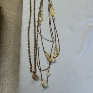 Elegant Gold and Silver Layered Necklace
